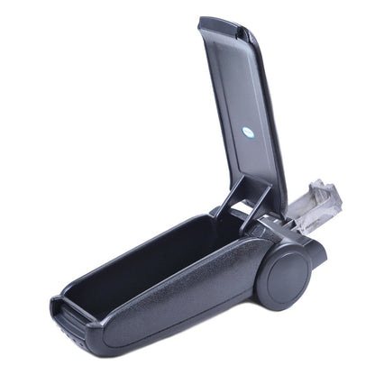 Armlehne PU-Leder Schwarz mit Stauraum passend für Audi A4 B6 B7 2000-2008