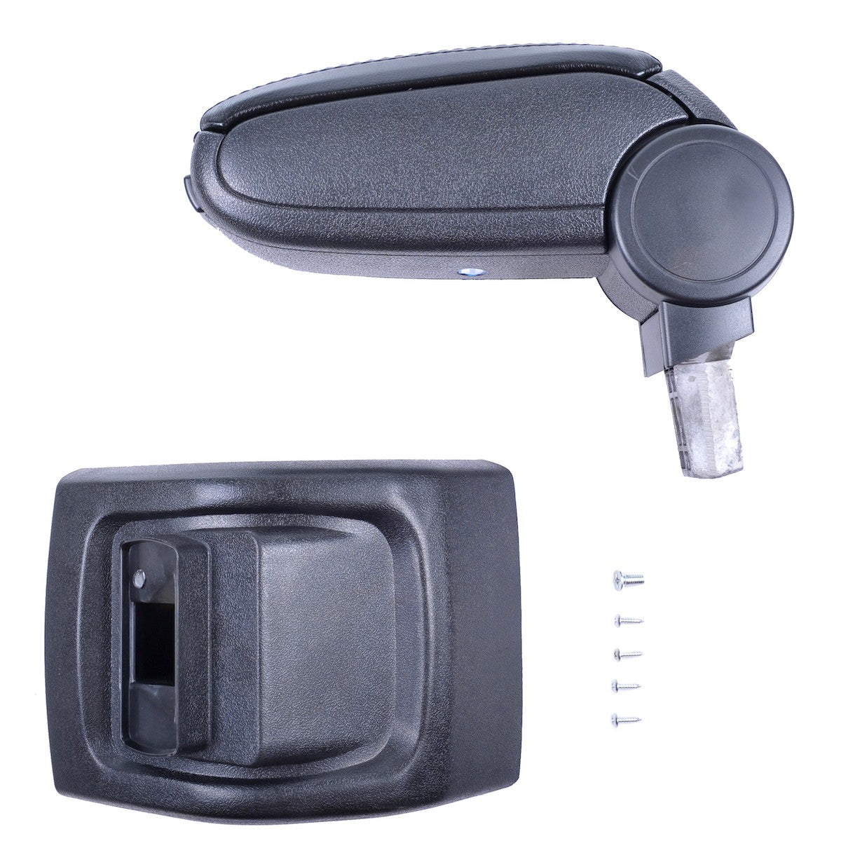 Armlehne mit Stauraum PU-Leder Schwarz passend für Ford Focus II 2005-2011