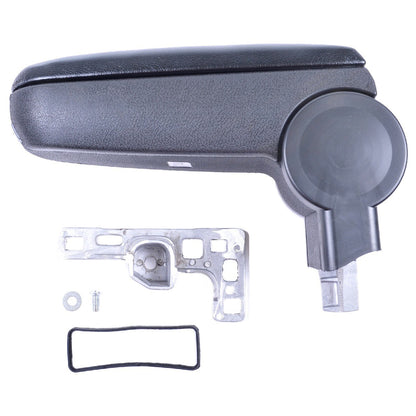 Schwarzer PU-Leder Armlehne mit Stauraum passend für Audi A4 B5 (8D) 1996-2000