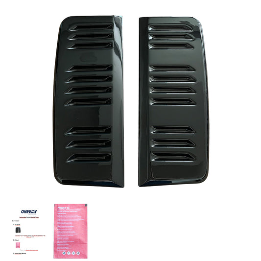 AV17.004-G - Luftauslässe passend für VW Volkswagen Transporter T5.1 / T6 / T6.1 2010-2023 Version 2 (Matt Schwarz)