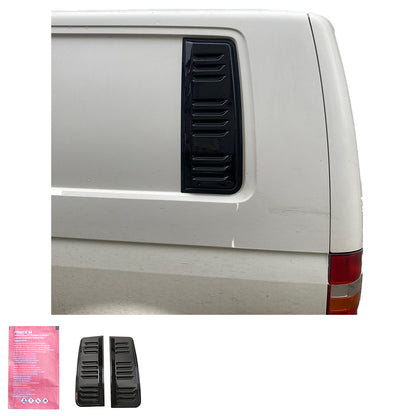 Luftauslässe passend für VW Transporter T5.1 / T6 / T6.1 2010-2023 Hochglanz Schwarz