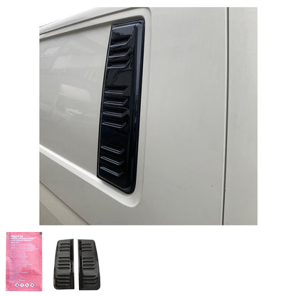 Luftauslässe passend für VW Transporter T5.1 / T6 / T6.1 2010-2023 Hochglanz Schwarz