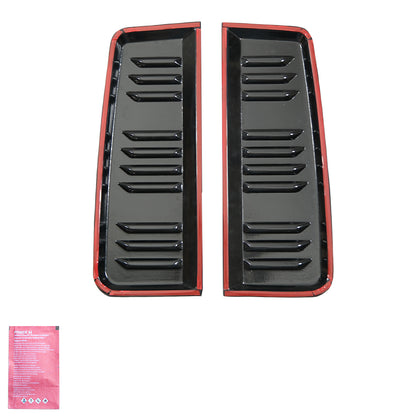 Luftauslässe passend für VW Transporter T5.1 / T6 / T6.1 2010-2023 Hochglanz Schwarz
