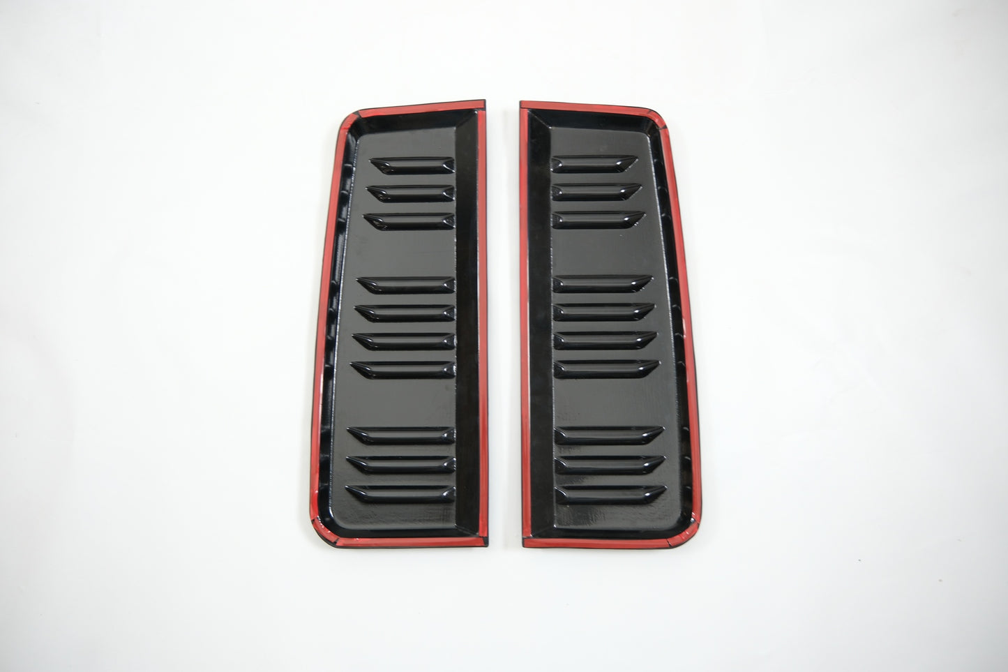 Luftauslässe passend für VW Transporter T5.1 / T6 / T6.1 2010-2023 Hochglanz Schwarz