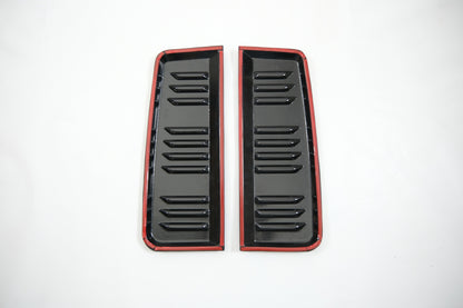 Luftauslässe passend für VW Transporter T5.1 / T6 / T6.1 2010-2023 Hochglanz Schwarz