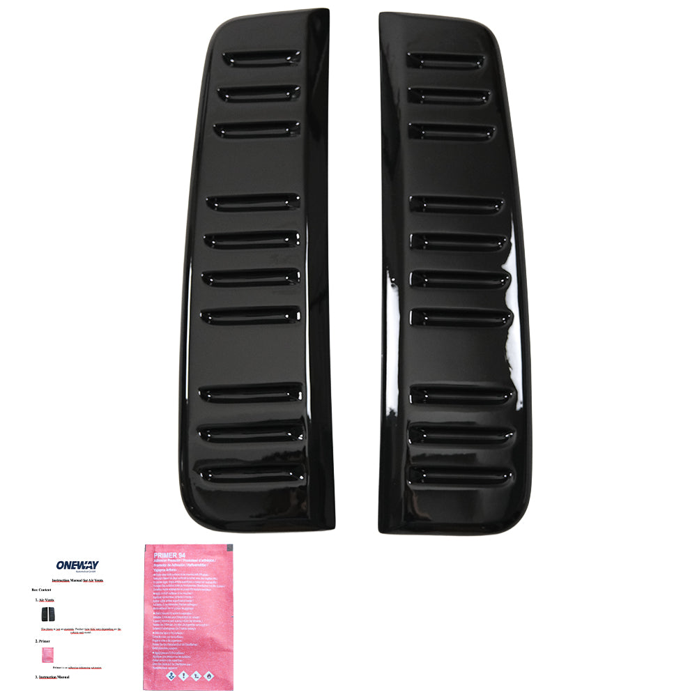 Luftauslässe passend für VW Volkswagen Transporter T5.1 / T6 2010-2019 (Hochglanz Schwarz)
