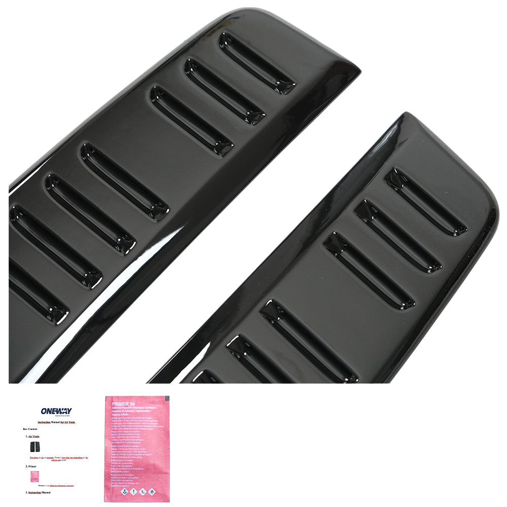 Luftauslässe passend für VW Volkswagen Transporter T5.1 / T6 2010-2019 (Hochglanz Schwarz)