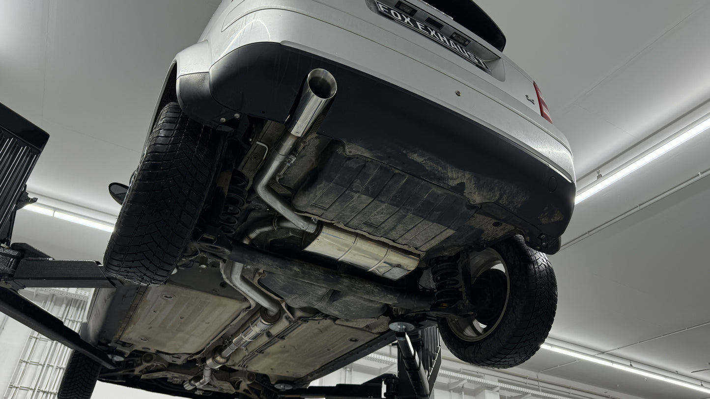 Audi A2 - 1,4l 42l Tank Halbanlage ab Kat - 1x90 Typ 25 (Bestehend aus End- und Vorschalldämpfer mit Endrohr)