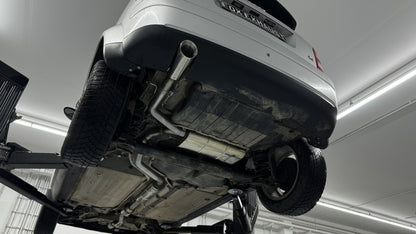 Audi A2 - 1,4l 42l Tank Halbanlage ab Kat - 1x90 Typ 25 (Bestehend aus End- und Vorschalldämpfer mit Endrohr)