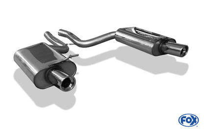 Audi A4 quattro B7 - 3,2l Endschalldämpfer rechts/links - 1x90 Typ 17 rechts/links