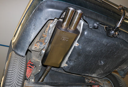 Audi 100/A6 Typ C3/C4 Frontantrieb Endschalldämpfer - 2x76 Typ 10