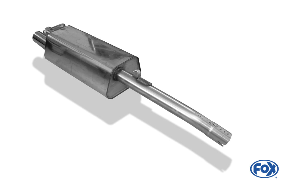 Audi 100/A6 Typ C3/C4 Frontantrieb Endschalldämpfer - 2x76 Typ 10