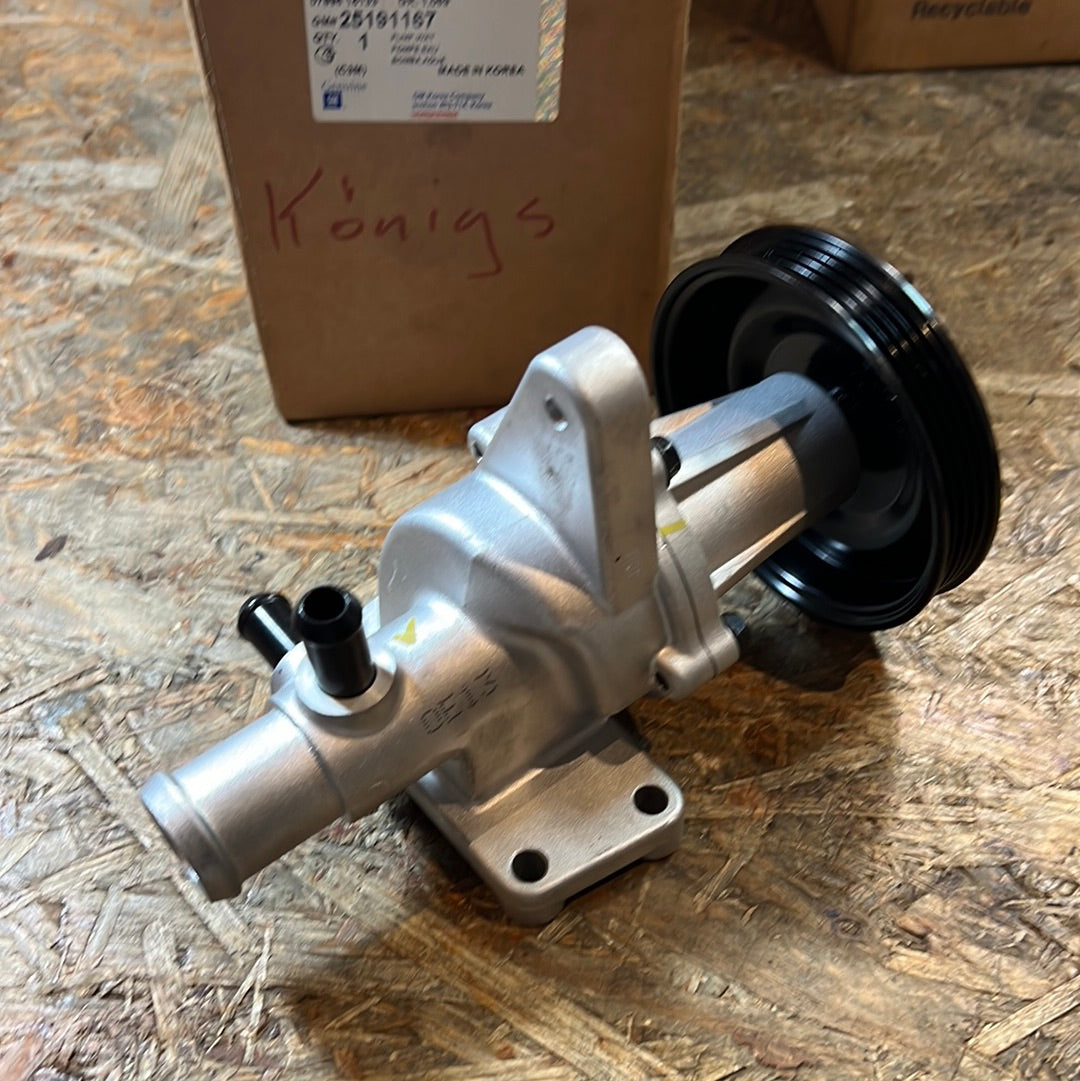 Original GM Chevrolet Aveo Kalos Wasserpumpe 75-84 PS NEU 25191167