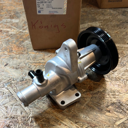 Original GM Chevrolet Aveo Kalos Wasserpumpe 75-84 PS NEU 25191167