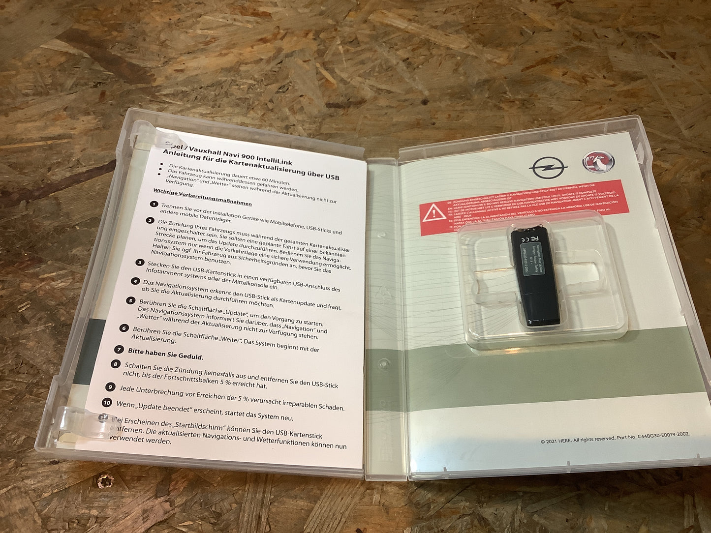 Navigation Map Update USB-Stick Original Opel/Vauxhall NEU