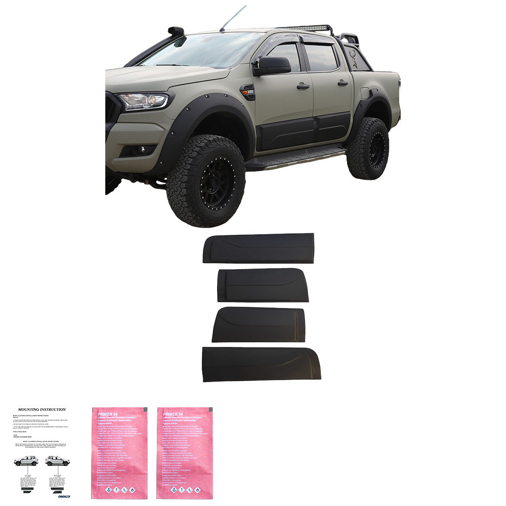 BC05.004 - Karosserieverkleidung passend für Ford Ranger T6-T7-T8 2012-2022 Matt Schwarz