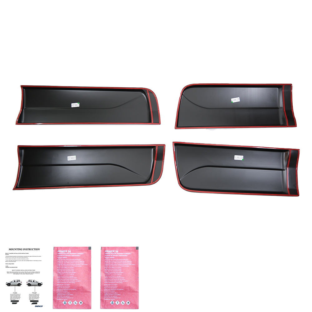 BC05.004 - Karosserieverkleidung passend für Ford Ranger T6-T7-T8 2012-2022 Matt Schwarz