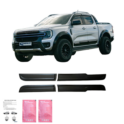 Karosserieverkleidung passend für FORD Ranger T9 2023 + Matt Schwarz