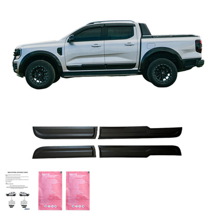 Karosserieverkleidung passend für FORD Ranger T9 2023 + Matt Schwarz
