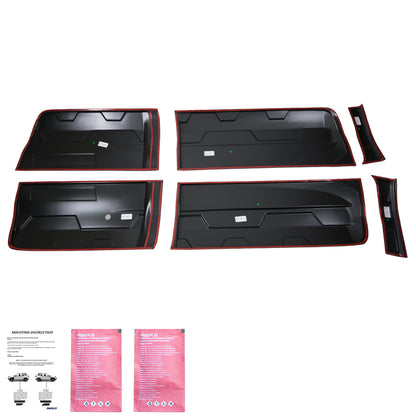 BC05.005 - Karosserieverkleidung passend für Ford Ranger T6-T7-T8 2012-2022 (Jumbo) Matt Schwarz