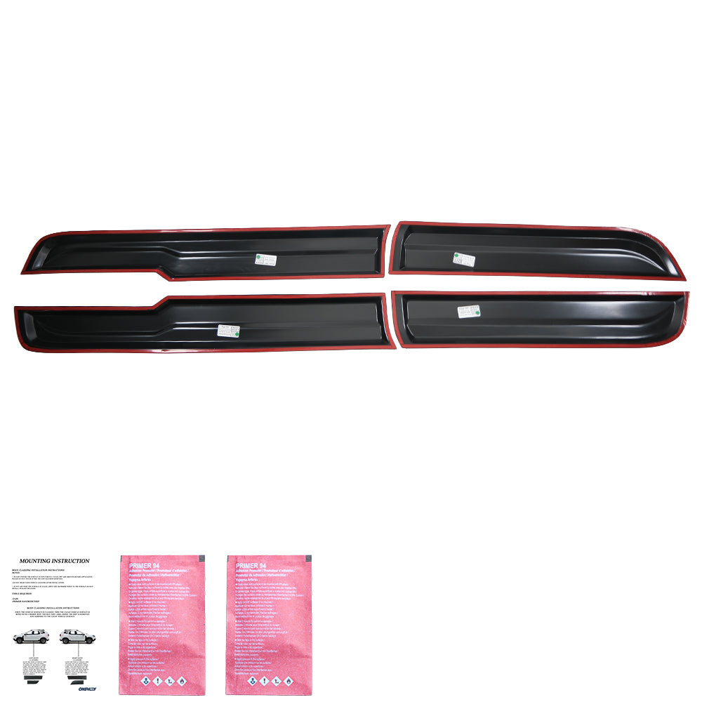 Karosserieverkleidung passend für Ford Ranger T9 2023+ (Hochglanz Schwarz)