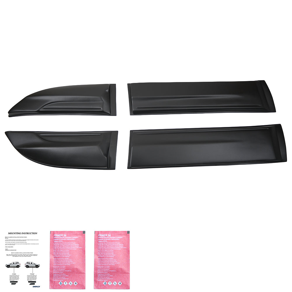 BC05.008 - Karosserieverkleidung passend für Mitsubishi L200 Triton Serie 4 2007-2014 Matt Schwarz