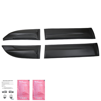 BC05.008 - Karosserieverkleidung passend für Mitsubishi L200 Triton Serie 4 2007-2014 Matt Schwarz