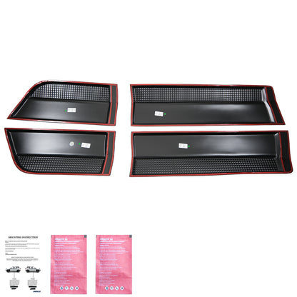 BC05.007 - Karosserieverkleidung passend für Mitsubishi L200 Triton Serie 5 / 6 2015+ Matt Schwarz