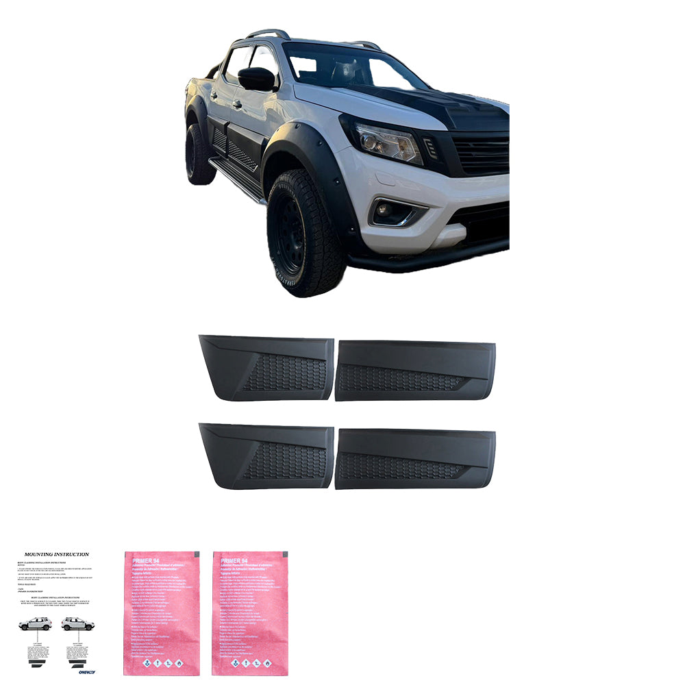 BC05.010 - Karosserieverkleidung passend für Nissan Navara NP300 (D23) 2014-2021 (Jumbo) Matt Schwarz