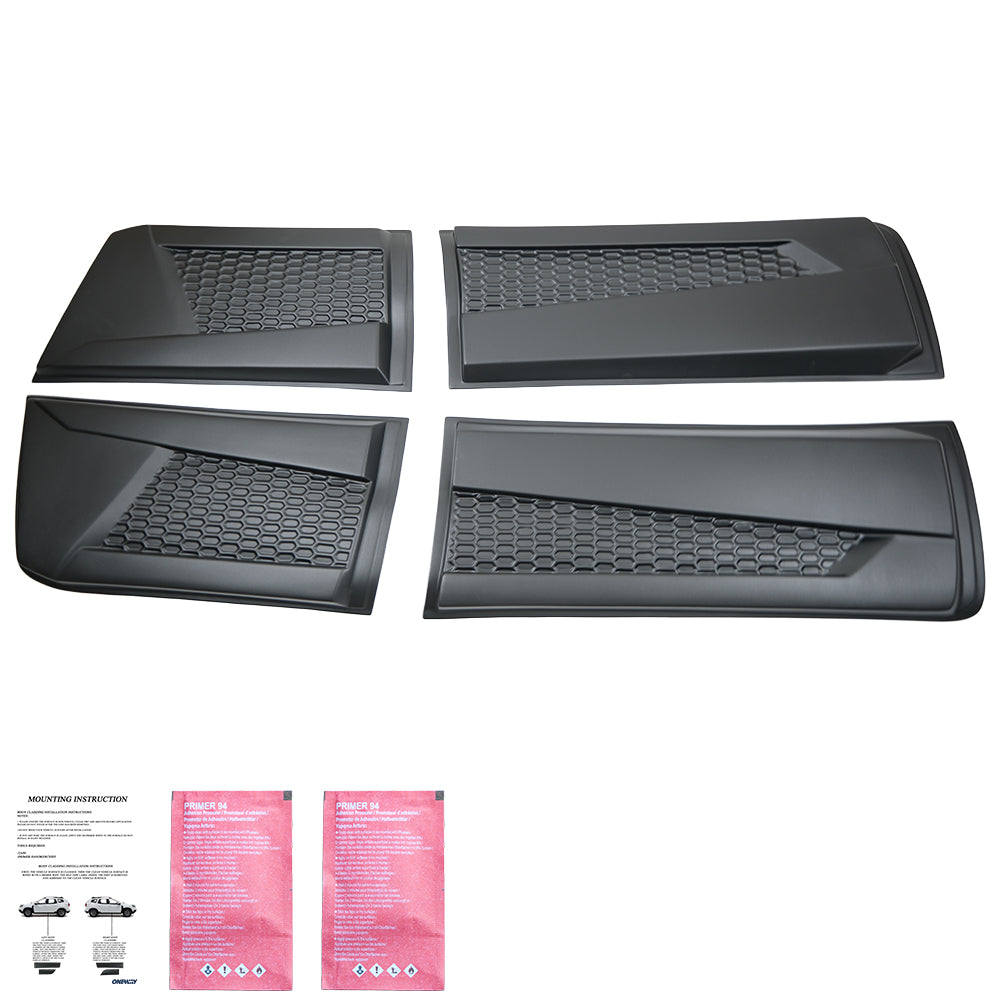 BC05.010 - Karosserieverkleidung passend für Nissan Navara NP300 (D23) 2014-2021 (Jumbo) Matt Schwarz