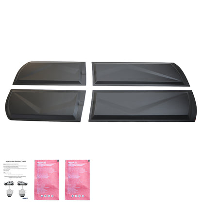 Karosserieverkleidung passend für NISSAN Navara D40 2005-2010 Matt Schwarz