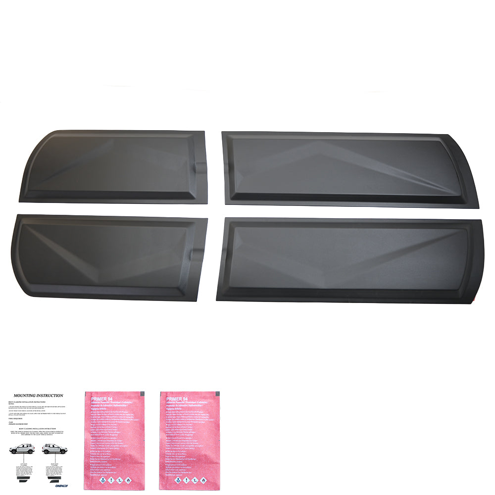 Karosserieverkleidung passend für NISSAN Navara D40 2005-2010 Matt Schwarz