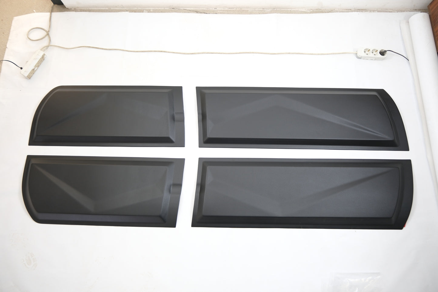 Karosserieverkleidung passend für NISSAN Navara D40 2005-2010 Matt Schwarz