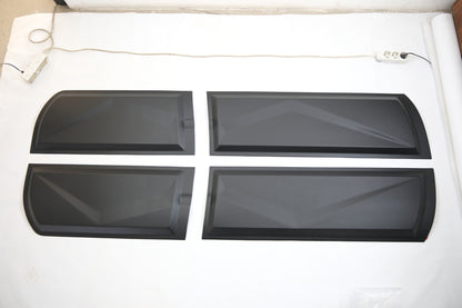 Karosserieverkleidung passend für NISSAN Navara D40 2005-2010 Matt Schwarz