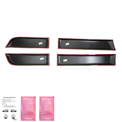 BC05.002 - Karosserieverkleidung passend für Dacia Duster Serie 1 2010-2017 Matt Schwarz