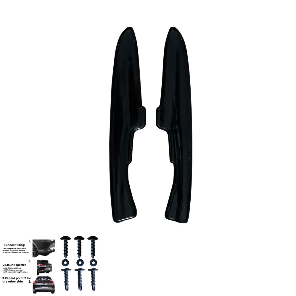 BC05.018 - Karosserieverkleidung passend für Dacia Duster Serie 1 2010-2017 (ohne Duster-Markierung) Matt Schwarz