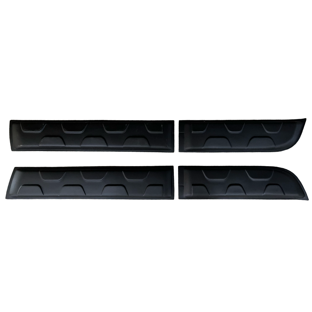 BC05.019 - Karosserieverkleidung passend für Dacia Duster Serie 1 2010-2017 Off-Road (ohne Duster-Markierung) Matt Schwarz