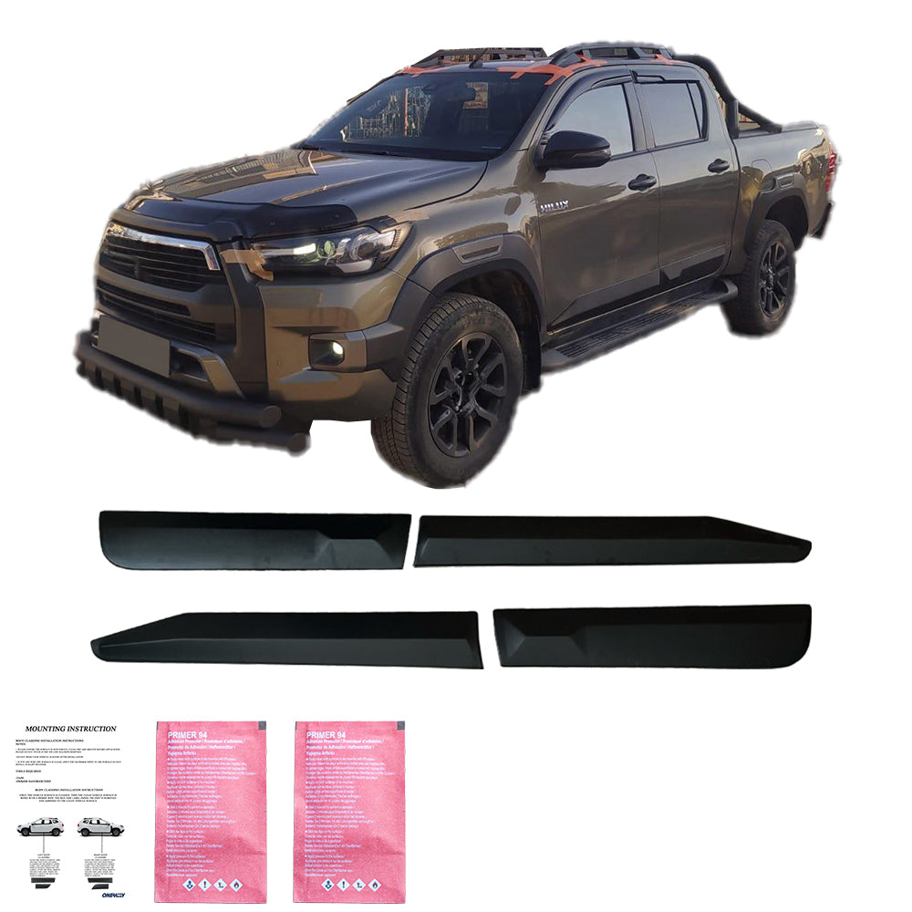 BC05.023 - Karosserieverkleidung passend für TOYOTA Hilux 8. Generation 2015+ v2 Matt Schwarz