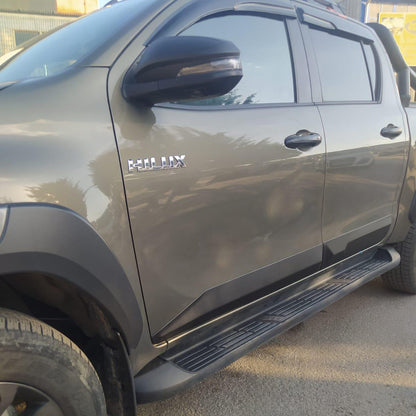 BC05.023 - Karosserieverkleidung passend für TOYOTA Hilux 8. Generation 2015+ v2 Matt Schwarz