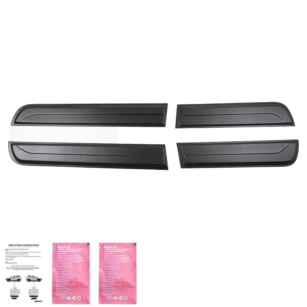 Karosserieverkleidung passend für VW Amarok MK2 2022+ Matt Schwarz