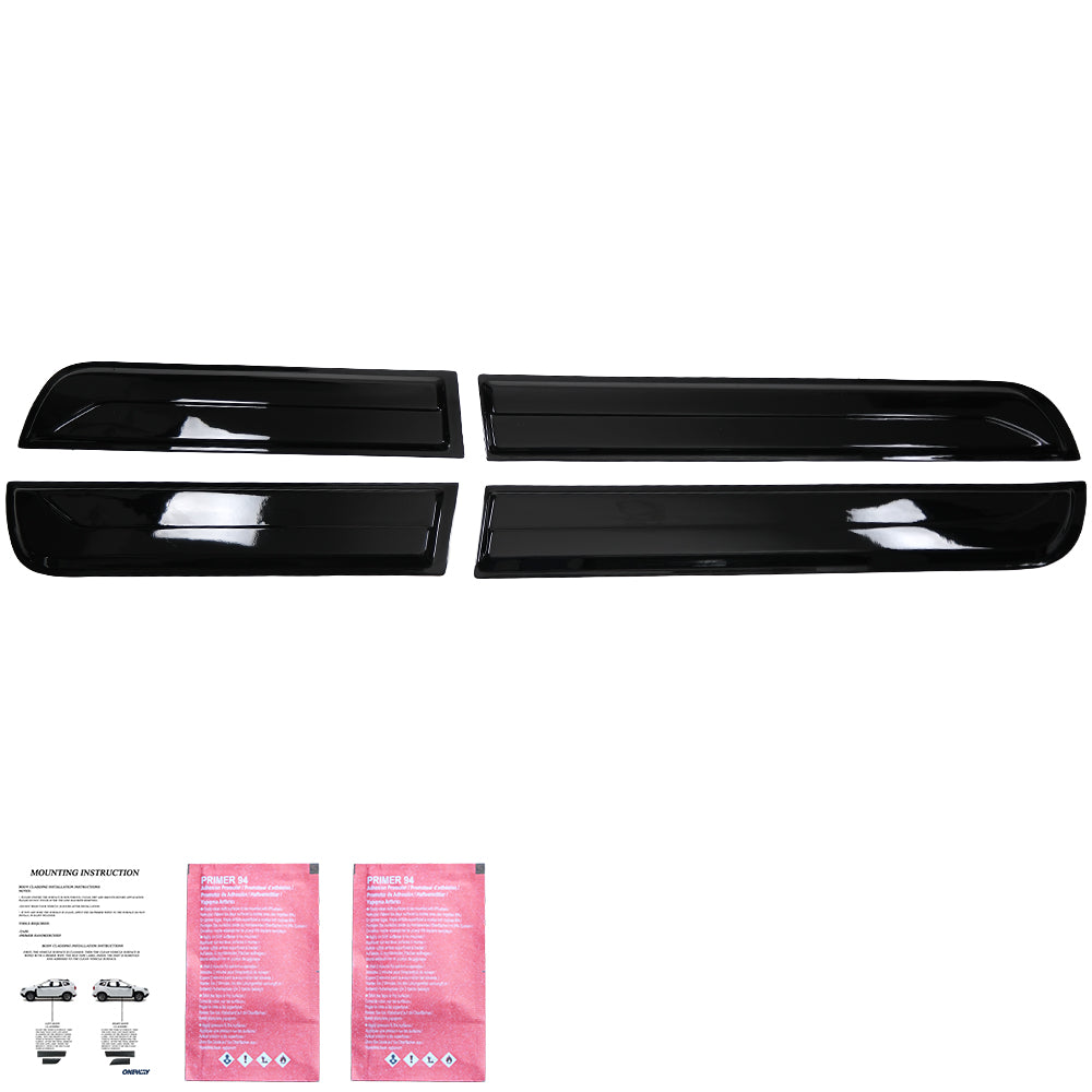 Karosserieverkleidung passend für VW Volkswagen Amarok MK2 2022+ (Hochglanz Schwarz)