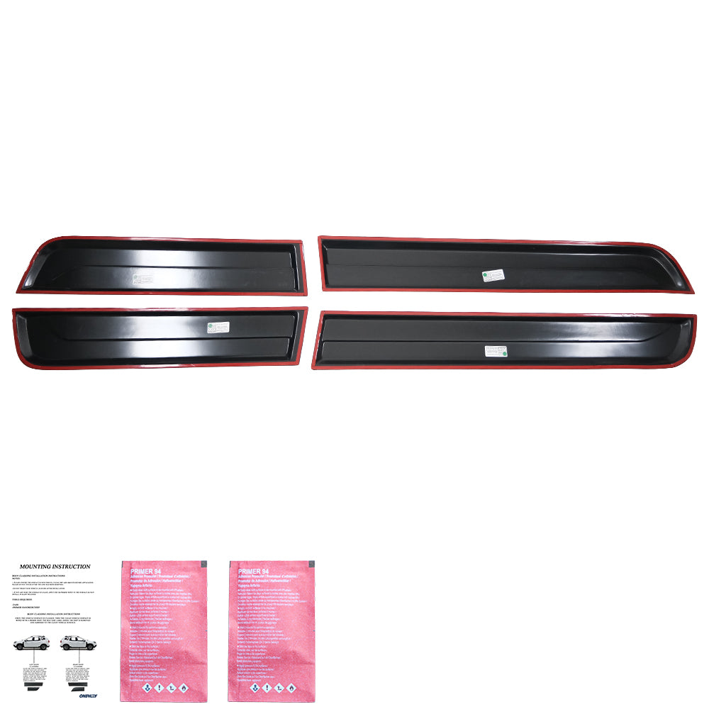 Karosserieverkleidung passend für VW Volkswagen Amarok MK2 2022+ (Hochglanz Schwarz)