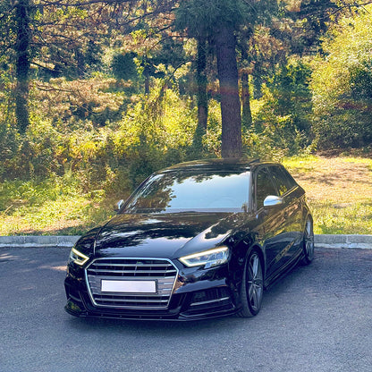 BK12.029 - Bodykit passend für AUDI S3 Sportback 8V Facelift 2016-2019 Hochglanz Schwarz