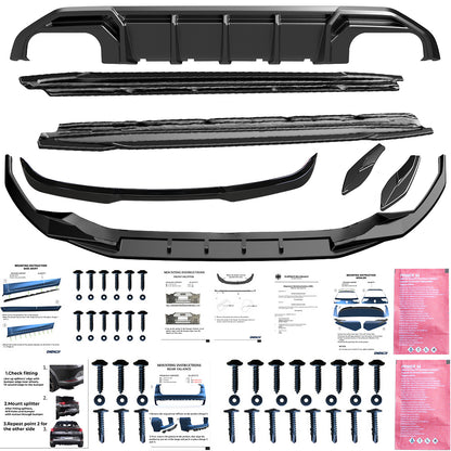 BK12.037 - Bodykit passend für AUDI S3 / A3 S-Line Sportback 8Y 2020-2024