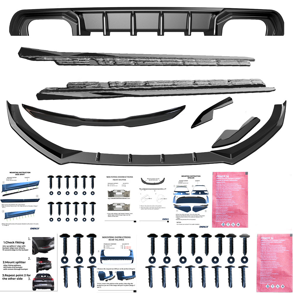 BK12.041 - Body Kit passend für Audi A3 8V Facelift Limousine 2016-2020