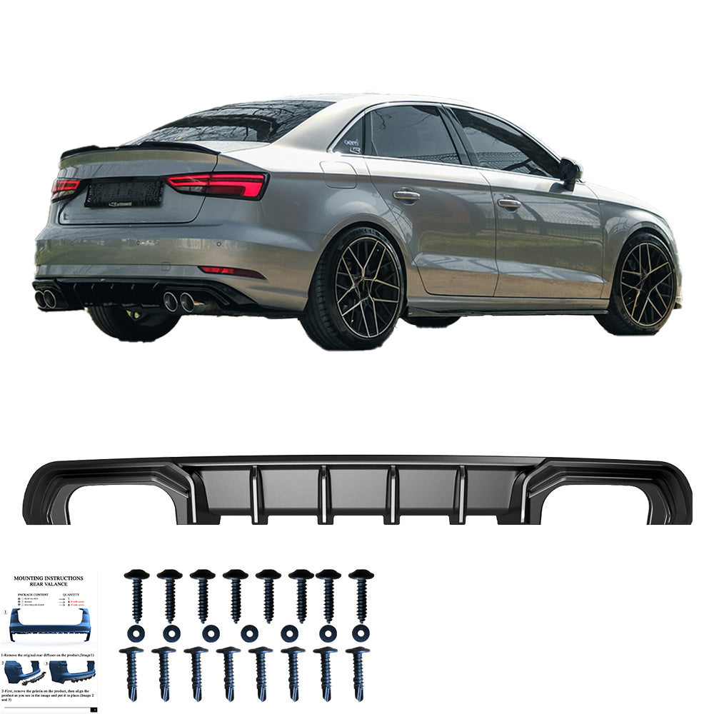 BK12.041 - Body Kit passend für Audi A3 8V Facelift Limousine 2016-2020