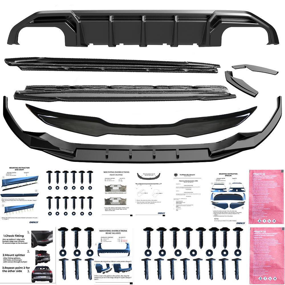 BK12.052 - Body Kit passend für Audi S3 / A3 S-Line 8Y Limousine 2020-2024