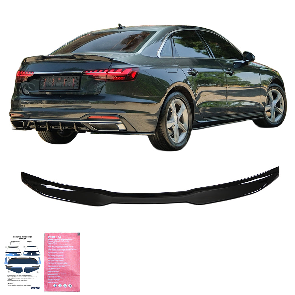 Bodykit passend für Audi A4 B9 Facelift 2019-2024 Hochglanz Schwarz