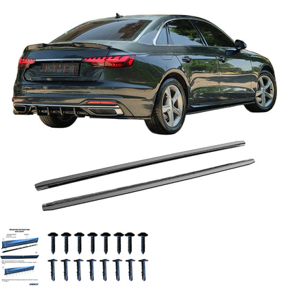 Bodykit passend für Audi A4 B9 Facelift 2019-2024 Hochglanz Schwarz