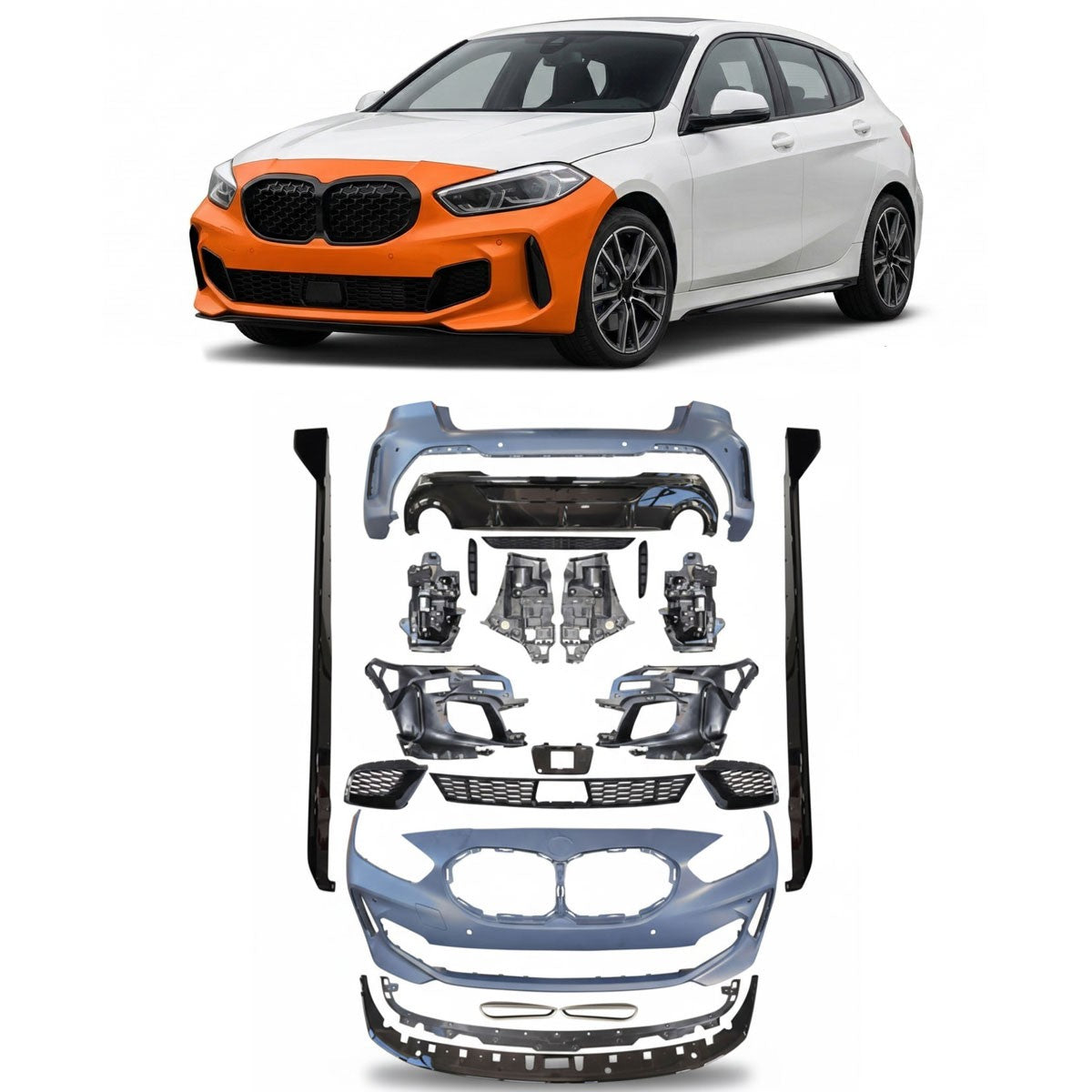 Sport Bodykit passend für BMW 1er (F40) Hatchback 2019-2024